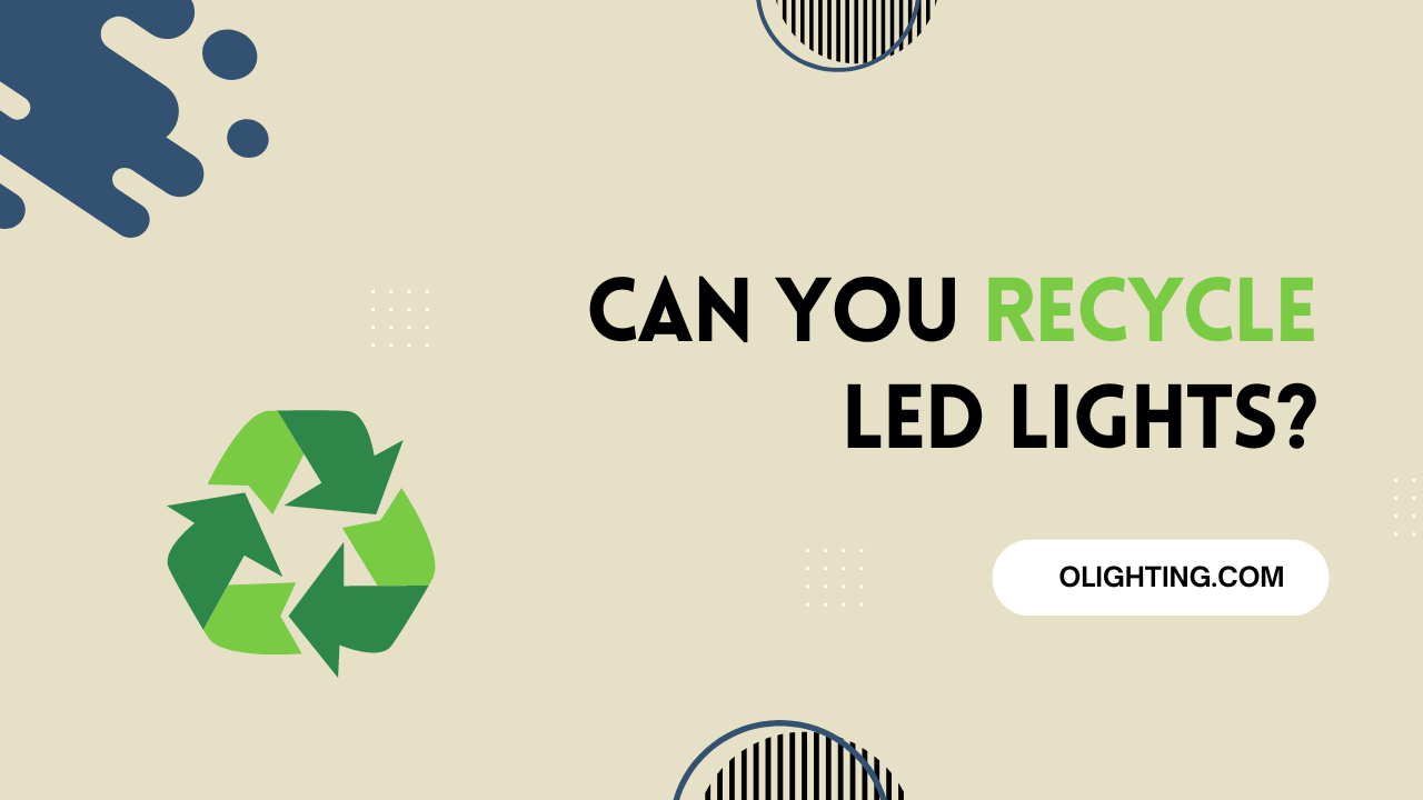 Can You RECYCLE LED Lights