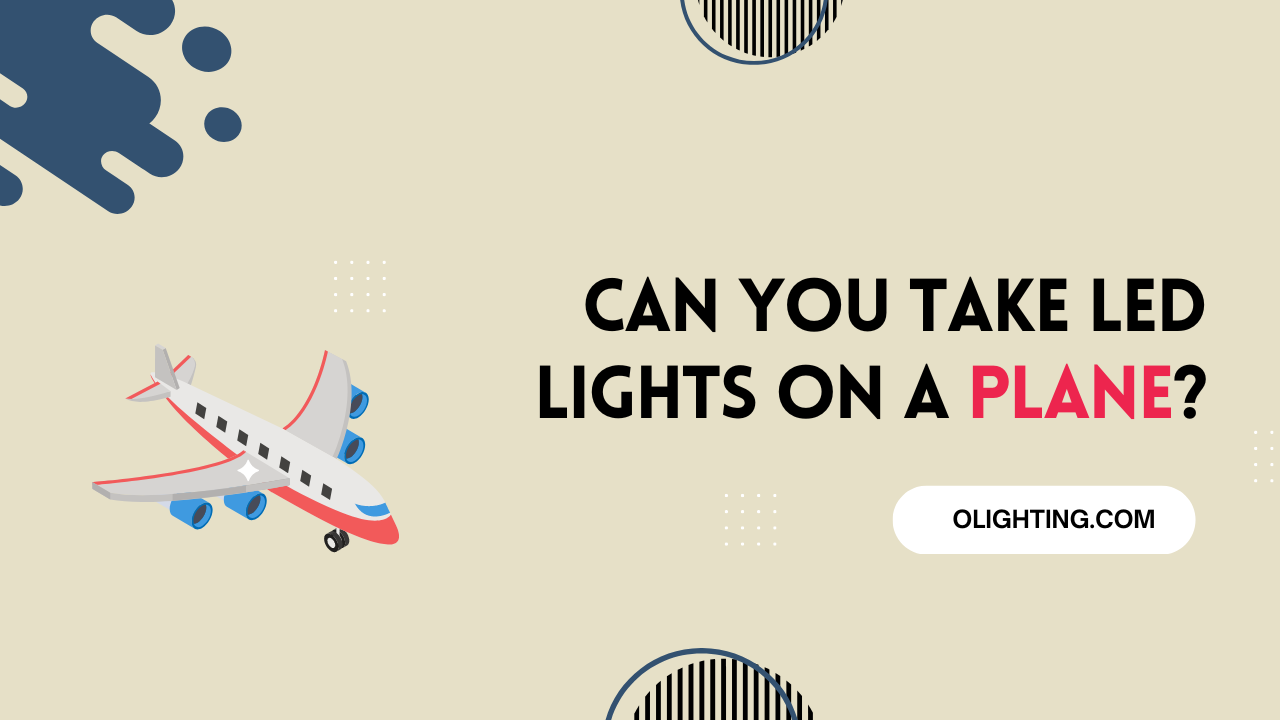 Can You Take LED Lights on a Plane?